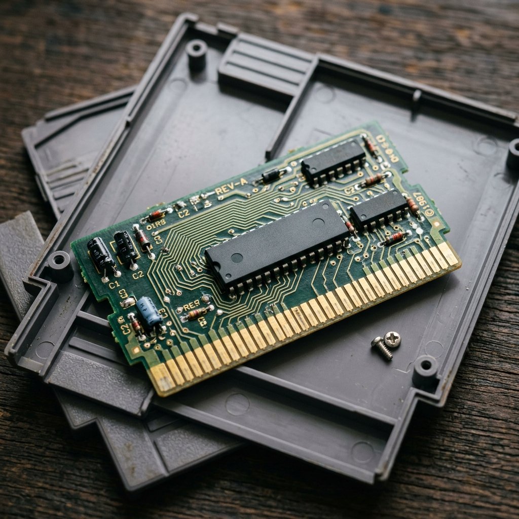 Ru Rom Explained: What It Means and How to Play Retro Games Legally 1 open game cartridge close-up