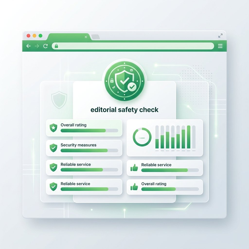 website safety check graphic